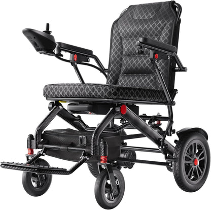 HomyKing 42LB Lightweight Electric Wheelchair for Adults, 250W Power 15Ah Battery, 15.5 Miles Range, Folding Mobility Scooter, Fold up Wheelchairs with Seat, Foldable Scooters for Seniors